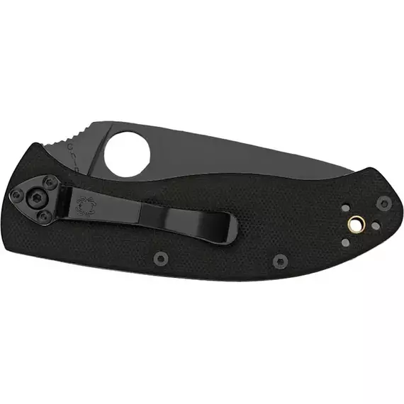 Ніж Spyderco Tenacious Black Blade, 8Cr13MoV, G-10 к:black, фото , изображение 2